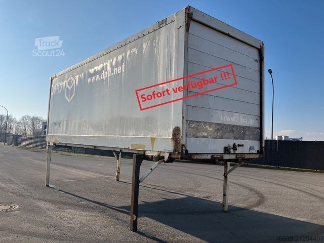 Swap body trailer KRONE Wechselbrücke Koffer