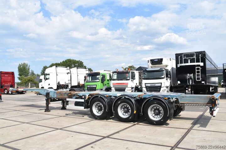 Containertransport D-TEC FT-43-03V - ADR FL - LIFT AXLE - BPW AXLES - DR...