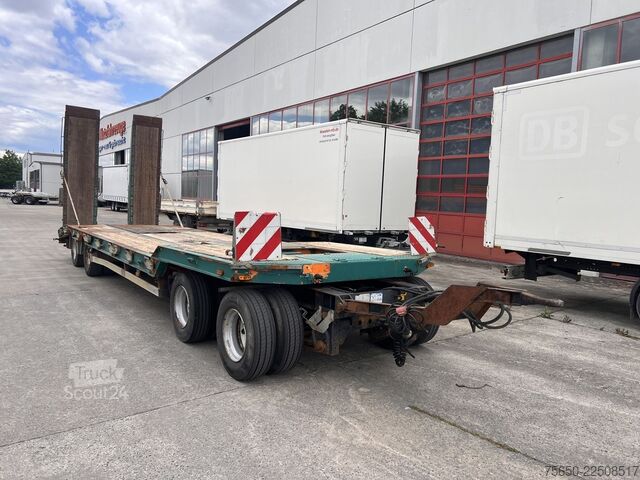 Dieplader oplegger Humbaur HTD 409525-4A  4 Achs Tiefladeranhänger