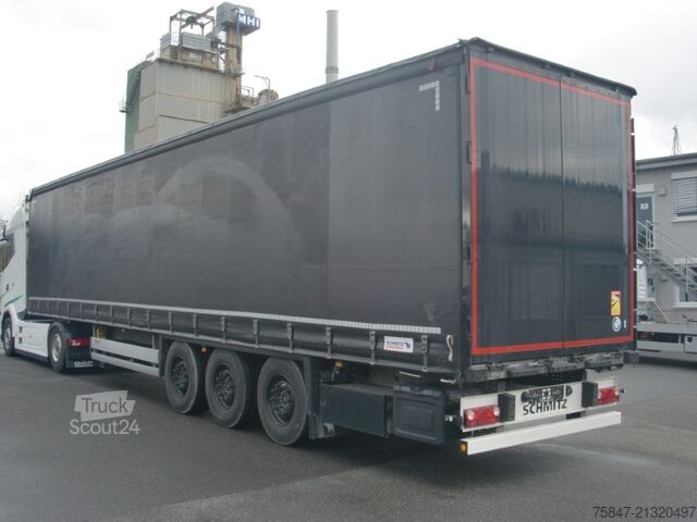 Naczepa otwarta z plandeką Schmitz Cargobull SCS 24/L Liftachse