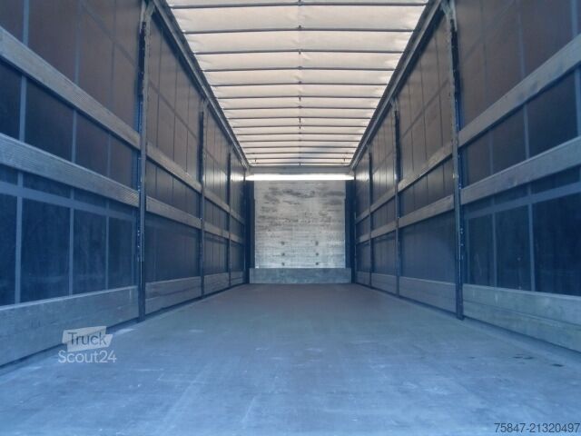 Naczepa otwarta z plandeką Schmitz Cargobull SCS 24/L Liftachse