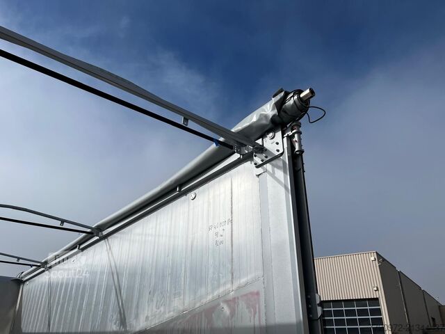 Semirremolque volquete Reisch Wasserdichte Alumulde 50m³ Pendelklappe