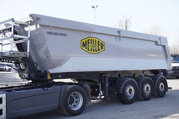 Puspriekabė savivartis MEILLER Kipper KISA3 tipper semi-trailer / 5 uni