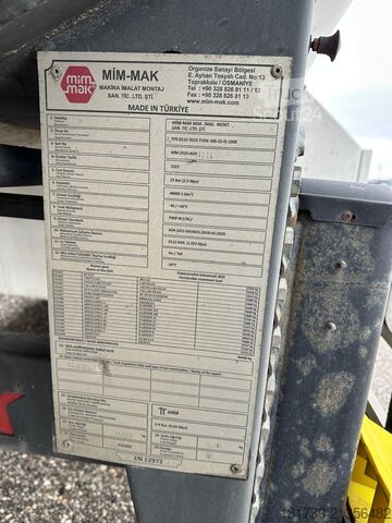 Cisterna MIMMAK Gas Semi-trailer MM 34.0t MM312