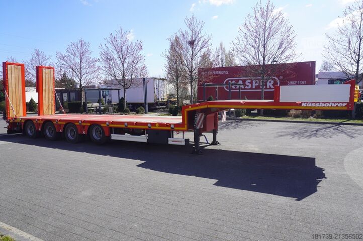 Dieplader oplegger Kässbohrer LB3E low-bed semi-trailer / 2025/ 4 axl
