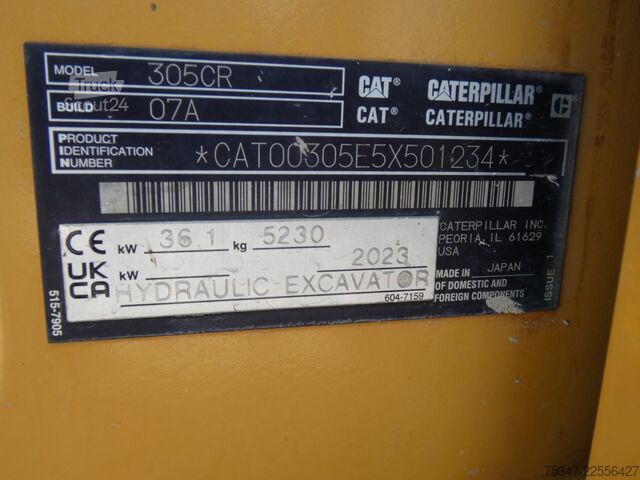 Minibagr Caterpillar 305 CR