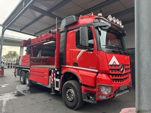 Grua montada em camião MERCEDES-BENZ 2648/6x4/HMK  4 L/ Montagekran