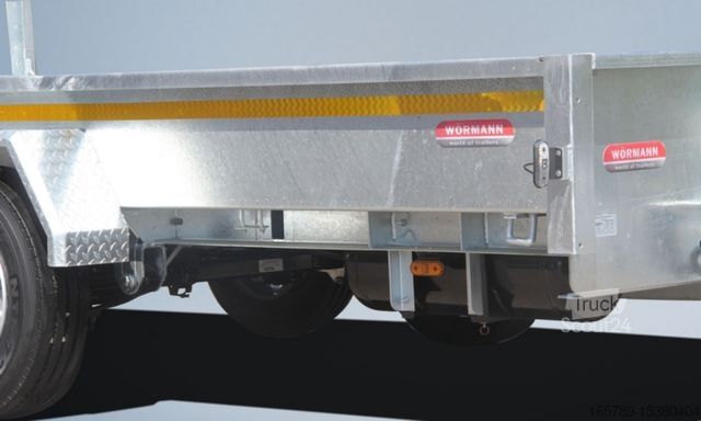 Remorcă cu platformă joasă WOERMANN Bau TL 88.45/200