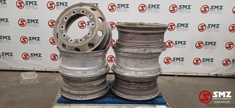Rad Diversen Occ set van 6 22.5x9.00 Alcoa velgen