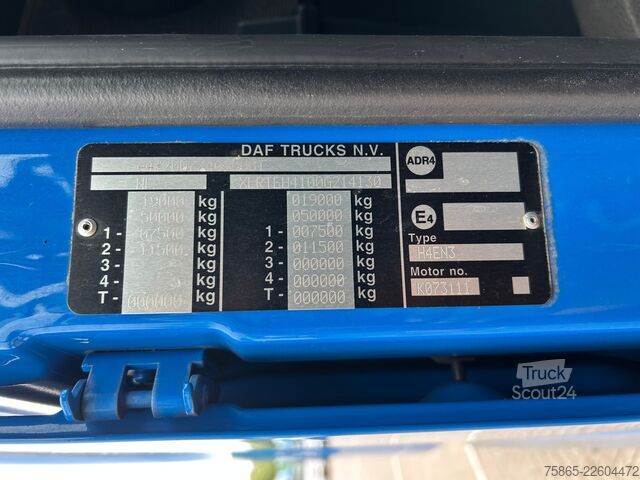 Volume SCM DAF XF 450 FT SC / 849 dkm / Tacho V2 / 2 Tanks / N...