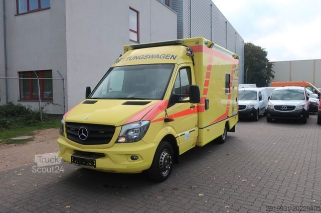 Brannbil MERCEDES-BENZ Sprinter RTW 519CDI 1.Hand/ Navi / Fzg Nr: A79