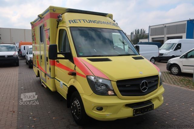 Πυροσβεστικό όχημα MERCEDES-BENZ Sprinter RTW 519CDI 1.Hand/ Navi / Fzg Nr: A79
