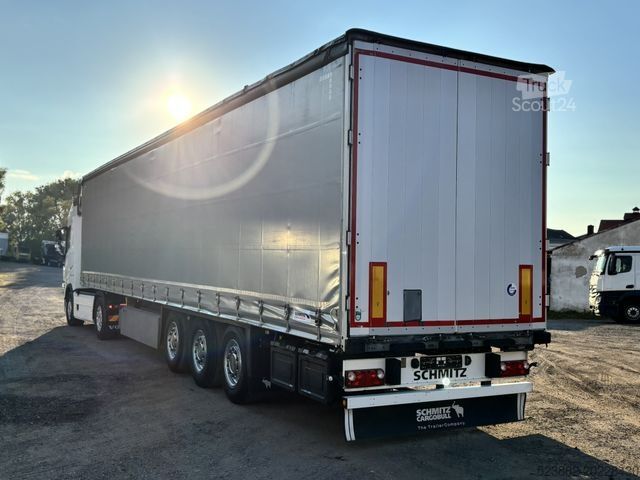 Odprta polprikolica s ponjavo SCHMITZ CARGOBULL SCS 24/L - 13.62 EB Edscha*Palettenkasten*LIFT
