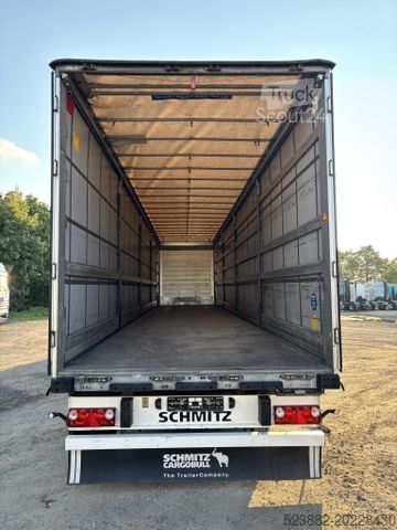 Odprta polprikolica s ponjavo SCHMITZ CARGOBULL SCS 24/L - 13.62 EB Edscha*Palettenkasten*LIFT