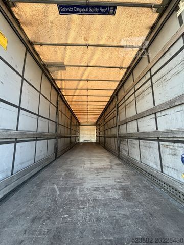 Odprta polprikolica s ponjavo SCHMITZ CARGOBULL SCS 24/L - 13.62 EB Edscha*Palettenkasten*LIFT