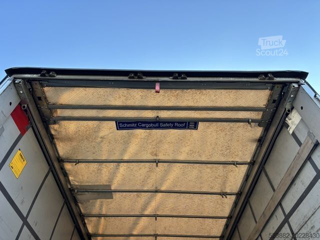Odprta polprikolica s ponjavo SCHMITZ CARGOBULL SCS 24/L - 13.62 EB Edscha*Palettenkasten*LIFT