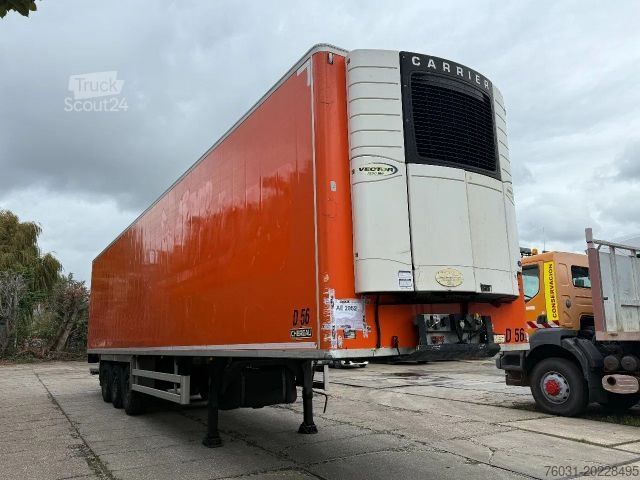 Semirimorchio frigorifero CHEREAU 3 Axle FRIGO Carier Vector 1850 7CM Side H260cm