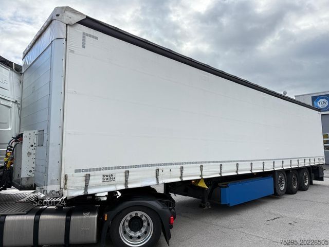 Odprta polprikolica s ponjavo SCHMITZ CARGOBULL SCB*S3T 3x Achs Safety Roof TOP Zustand