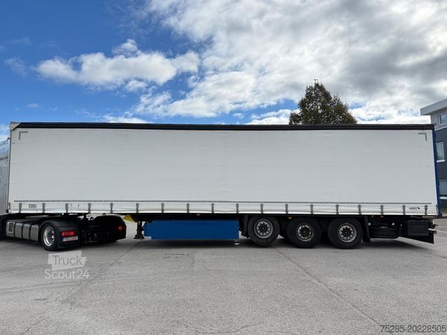 Semirremolque abierto con toldo SCHMITZ CARGOBULL SCB*S3T 3x Achs Safety Roof TOP Zustand