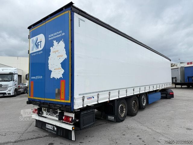 Semirremolque abierto con toldo SCHMITZ CARGOBULL SCB*S3T 3x Achs Safety Roof TOP Zustand