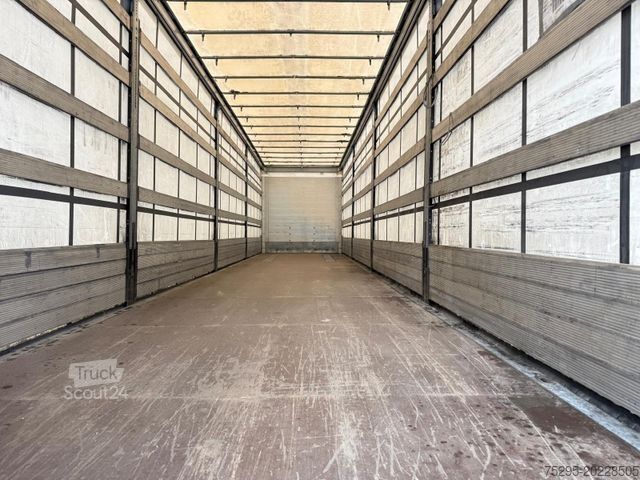 Semirremolque abierto con toldo SCHMITZ CARGOBULL SCB*S3T 3x Achs Safety Roof TOP Zustand