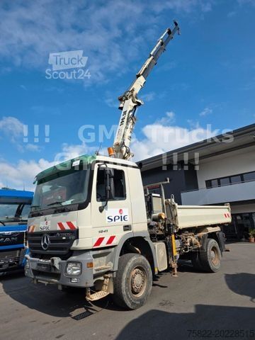 Kipper LKW MERCEDES-BENZ Actros 1841 / 4X4 ALLRAD / Atlas 190 / Meiller