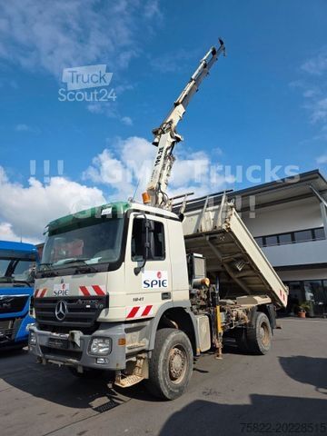 Kipper LKW MERCEDES-BENZ Actros 1841 / 4X4 ALLRAD / Atlas 190 / Meiller