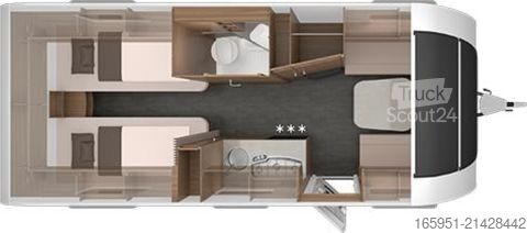 Husvagn Knaus Sport 540 UE Sie sparen 10.099,00 €/unbenutzt!!!