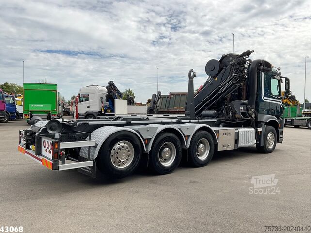 Kablio rankenos sistema Mercedes-Benz Arocs 3251 8x4 Euro 6 Hiab 28 Tonmeter laadkraan