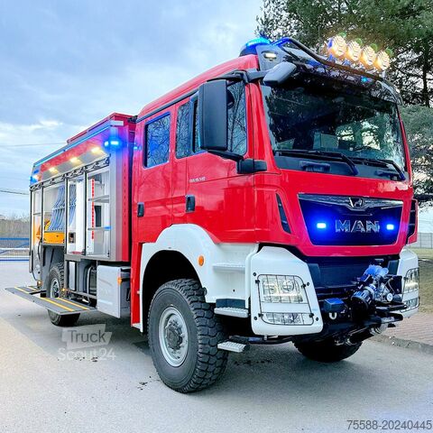 Véhicule de pompiers / camion-citerne incendie MAN TGS 18.510 TLF 4000 Allrad 4x4 Feuerwehr