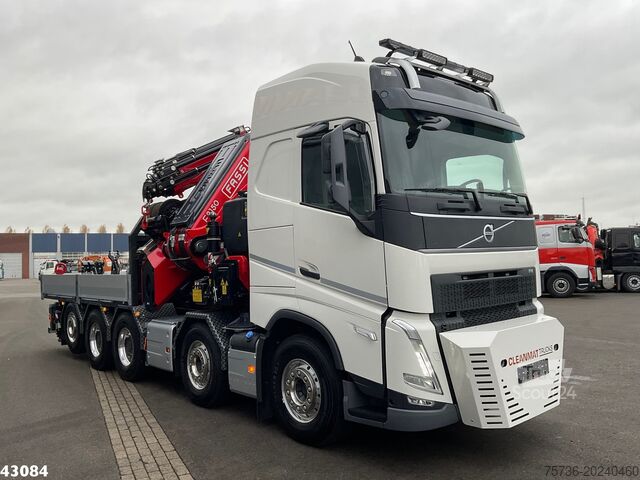 Camion-grue Volvo FH 540 10x4 Fassi 215 Tonmeter laadkraan + Fly-...