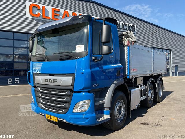 Tipper cu 3 fețe DAF FAG CF 370 Euro 6 Just 19.087 km!