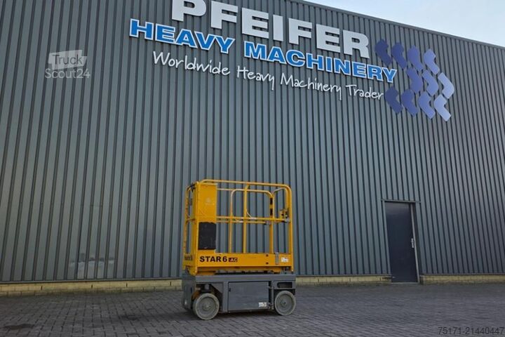 Pont élévateur à ciseaux Haulotte STAR 6 Electric, Non Marking Tyres, 5.8m Working H