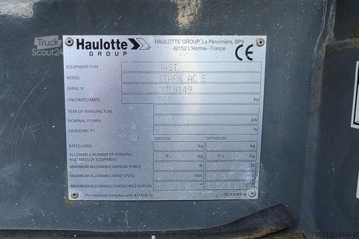 Pont élévateur à ciseaux Haulotte STAR 6 Electric, Non Marking Tyres, 5.8m Working H