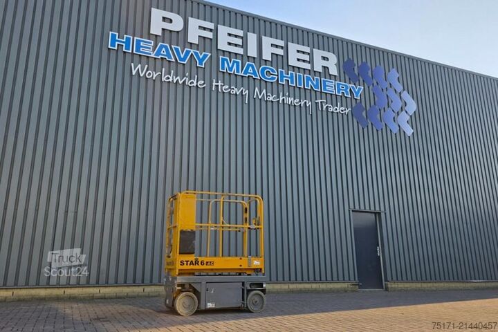 Pont élévateur à ciseaux Haulotte Star 6 Electric, Non Marking Tyres, 5.8m Working H