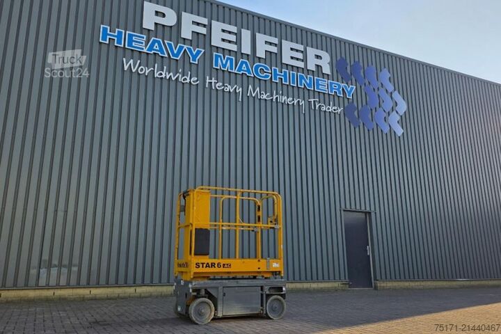 Pont élévateur à ciseaux Haulotte Star 6 Electric, Non Marking Tyres, 5.8m Working H