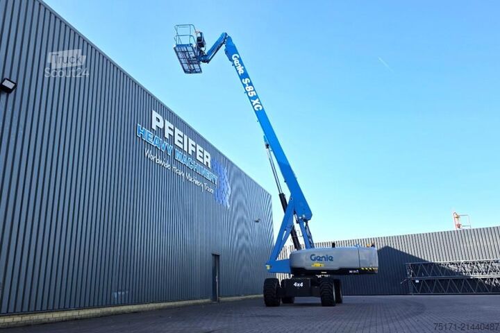 Teleskopisk plattform Genie S85XC Valid inspection, *Guarantee! Diesel, 4x4 Dr