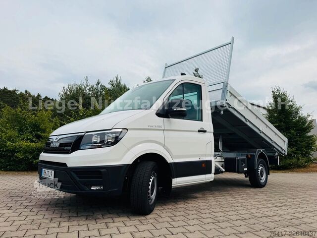 Kravas mikroautobuss ar pašizgāzēju MAN TGE 3.180F 4x2 *Schoon*AHK*Klima*neu