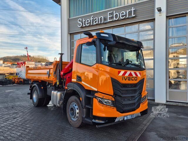 Benne Iveco X-Way AD200X40/P 4x2 Palfinger PK 12.501 Funk