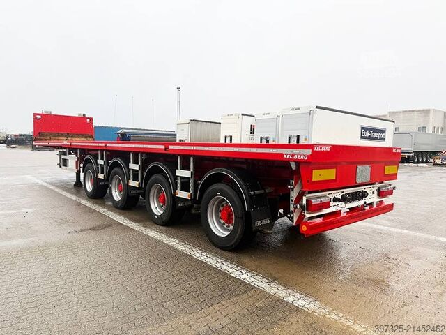Plattformtrailer Kel-Berg Extendable / Ausziehbarer auflieger / Udtrækkelig