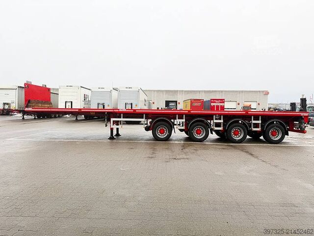 Plattformtrailer Kel-Berg Extendable / Ausziehbarer auflieger / Udtrækkelig