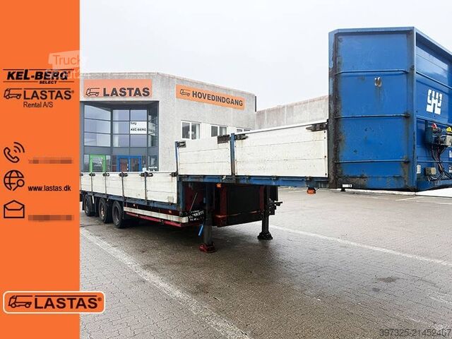 Platform aanhanger Pacton Stepdeck / Tiefbettauflieger / Nedbygget