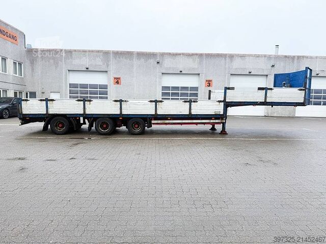 Platform aanhanger Pacton Stepdeck / Tiefbettauflieger / Nedbygget
