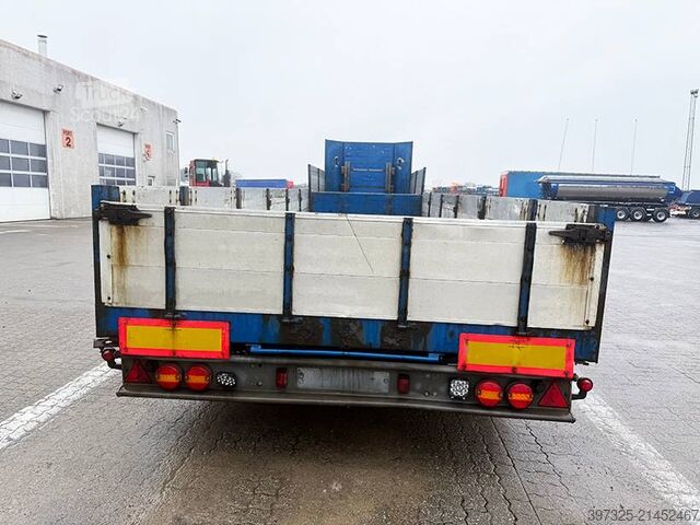 Platform aanhanger Pacton Stepdeck / Tiefbettauflieger / Nedbygget