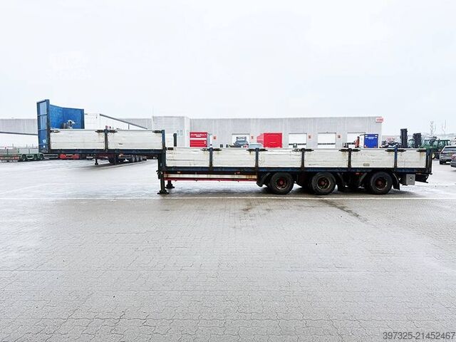 Platform aanhanger Pacton Stepdeck / Tiefbettauflieger / Nedbygget