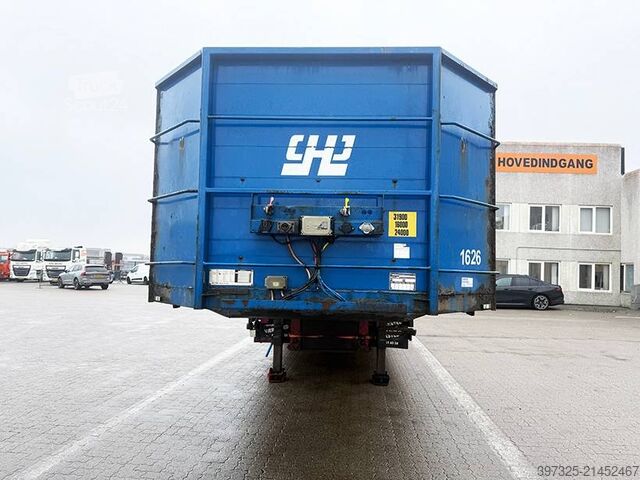 Platform aanhanger Pacton Stepdeck / Tiefbettauflieger / Nedbygget