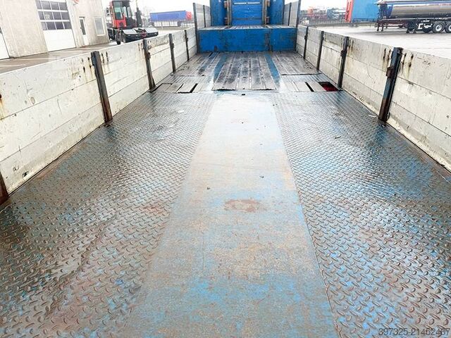 Platform aanhanger Pacton Stepdeck / Tiefbettauflieger / Nedbygget
