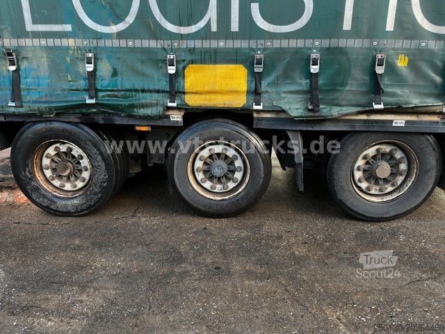 Auflieger mit Pritsche & Plane KRONE SD MegaLiner Curtainsider Edscha-Verdeck