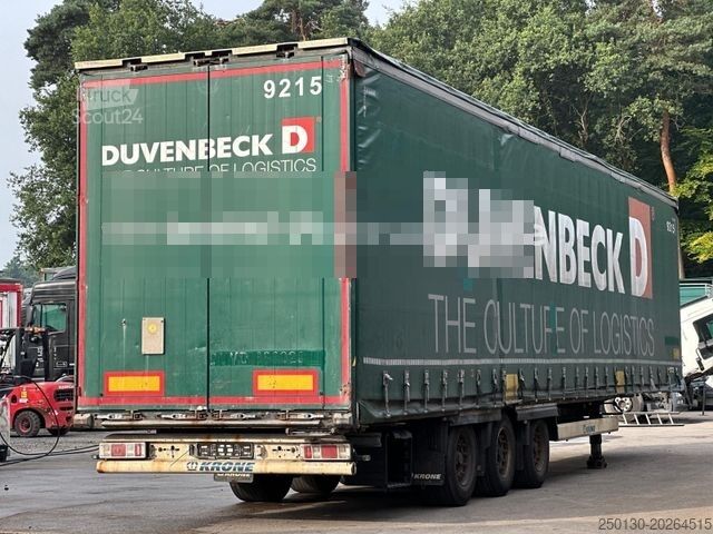 Semirimorchio con telone KRONE SD Curtainsider Edscha-Verdeck
