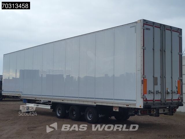 Box body Talson F1227 3 axles Mega Rollerbett Luchtvracht